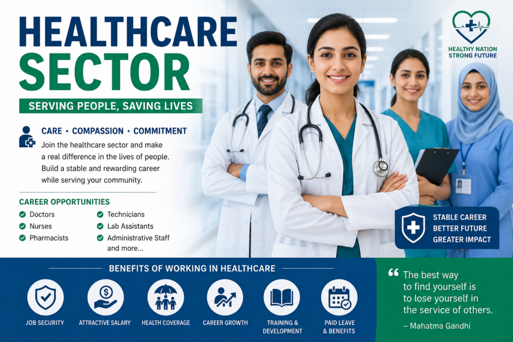 Latest Government Jobs in Pakistan Healthcare Sector Jobs